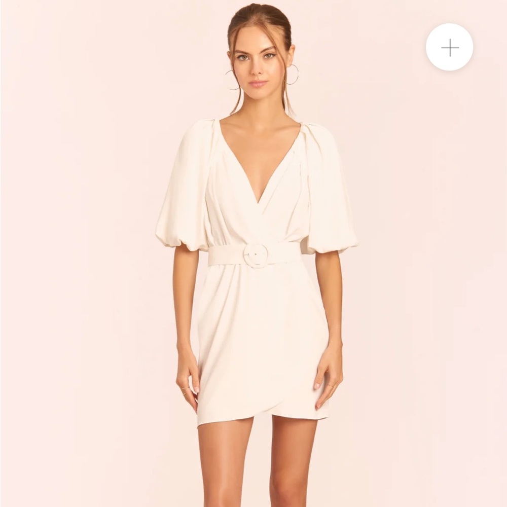 NEW Amanda Uprichard Durand Mini Dress Large White